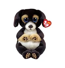 М'яка іграшка Ty Beanie Bellies Чорний пес Dog 15 см (40700)
