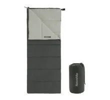 Спальний мішок Naturehike F150 NH22MSD05, лівий, графіт (6927595797747-L)
