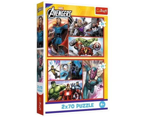 Пазл Trefl The Avengers Стати героєм 2x70 (5900511344394)