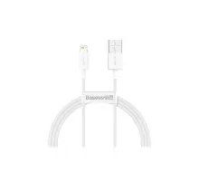 Дата кабель USB 2.0 AM to Lightning 1.5m Superior Fast Charging 2.4A white Baseus (CALYS-B02)