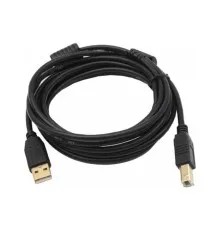 Кабель для принтера USB 2.0 AM/BM 1.5m ferrite black Voltronic (YT-AM/BM-1.5B)