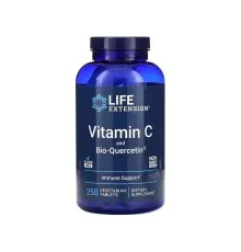 Вітамінно-мінеральний комплекс Life Extension Вітамін С та біо-Кверцетин, Vitamin C and Bio-Quercetin, 250 вегетаріа (LEX-22272)