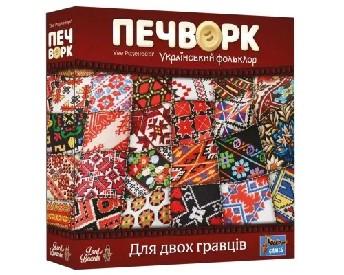 Настільна гра Lord of Boards Печворк. Український фольклор (Patchwork) (укр.) (LOB2412UA)