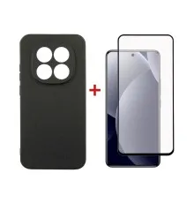 Чохол до мобільного телефона Dengos Carbon + glass Xiaomi Redmi Note 15 Pro 5G Black (DG-KM-186)