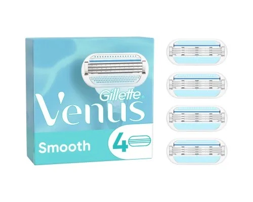 Змінні касети Gillette Venus Smooth 4 шт. (3014260262709)