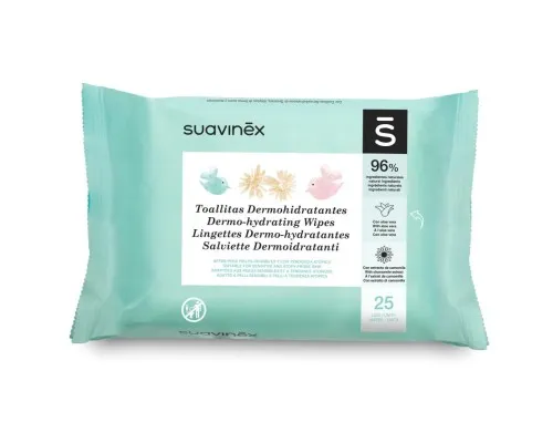 Дитячі вологі серветки Suavinex 25 шт. (401153)