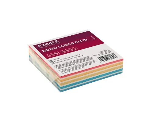 Папір для нотаток Axent непроклеєний Elite Color 90х90х20мм (8024-A)