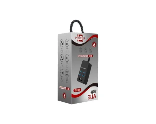 Зарядний пристрій Voltronic TВ-Т05, 4*USB White (ТВ-Т05-White)