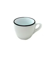 Чашка Ancap espresso 75 мл, серія Verona Colored Rims Black (37251)