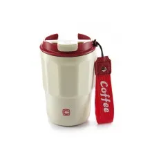 Термокружка СИЛА White/Red 400 мл (960685)