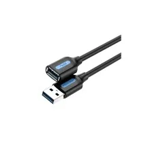 Дата кабель USB 2.0 AM/AF 2.0m black Vention (CBHBH)