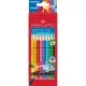 Олівці кольорові Faber-Castell Grip, акварельні/ 10 кольорів в картонній коробці (116613) (28944)
