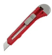 Ніж канцелярський Axent 18 мм, blister, gray-red (6502-А)