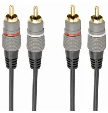 Кабель мультимедійний 2RCA to 2RCA 2.5m Cablexpert (CCAP-202-2.5M)
