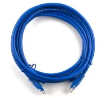Патч-корд 5м, RJ-45, Cat.5e, CU, мідь, синій Ritar (PCR-CU/5Be / 09980)