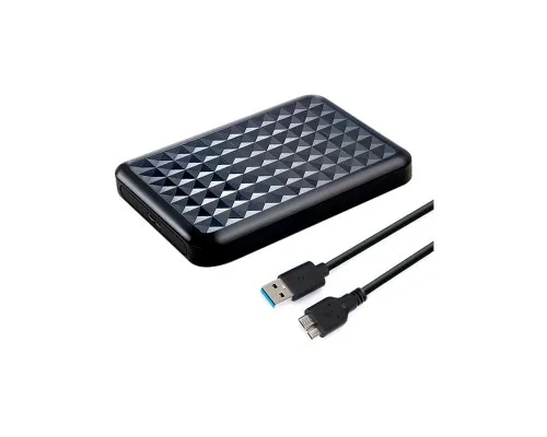 Кишеня зовнішня Dynamode 2.5" SATA HDD/SSD USB 3.0 Black (DM-CAD-25318)