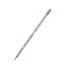Олівець графітний Kite Rainbow Catcorn круглий, з гумкою, НВ (K24-056-2)