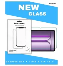 Скло захисне BeCover OnePlus Pad 3 / Pad 2 Pro 13.2" (714753)