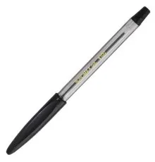 Ручка кулькова Buromax non-retractable JOBMAX, rubber grip, black (BM.8100-02)
