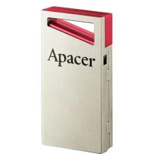USB флеш накопичувач Apacer 64GB AH112 Red USB 2.0 (AP64GAH112R-1)