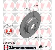 Гальмівний диск ZIMMERMANN 400.3656.20