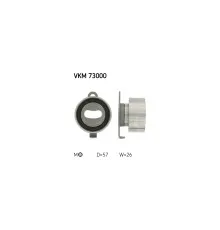 Ролик натягувача ременя SKF VKM 73000