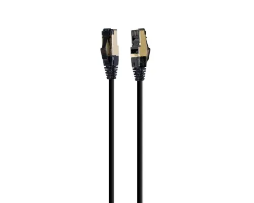 Патч-корд 10м, S/FTP, cat 8, литий, 50u", CU, AWG 27, LSZH, black Cablexpert (PP8-LSZHCU-BK-10M)