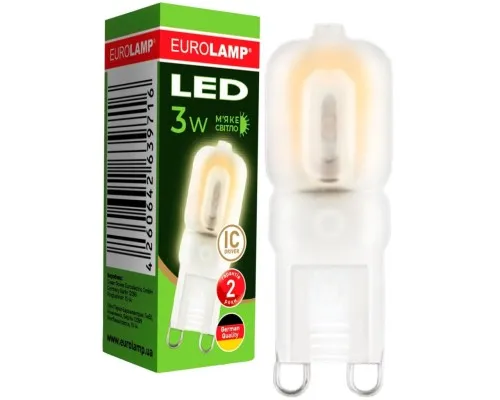 Лампочка Eurolamp LED G9 3W 3000K 220V (LED-G9-0330(220))