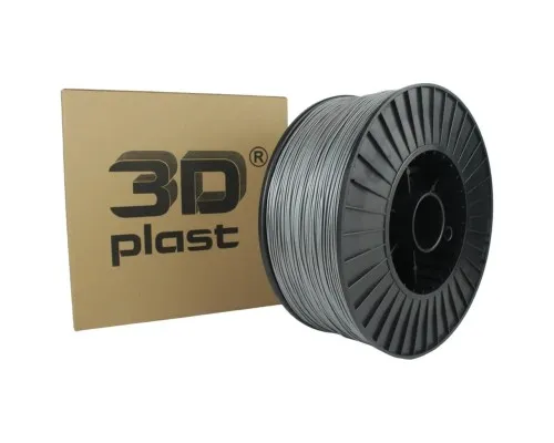Пластик для 3D-принтера 3Dplast PETG 1.75мм, 3кг, gray metallic (3DPTG1753GRMT)