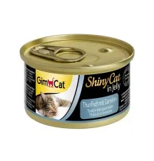 Консерви для котів GimCat Shiny Cat З куркою та креветкою 70 г (4002064413327)