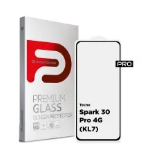 Скло захисне Armorstandart Pro Tecno Spark 30 Pro 4G (KL7) Black (ARM83308)