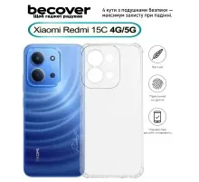 Чохол до мобільного телефона BeCover Anti-Shock Xiaomi Redmi 15C 4G/5G Clear (713812)