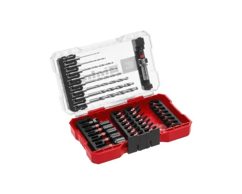 Набір свердл і біт Einhell M-Case, ударні, по металу, 39шт (108773)