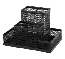 Підставка для дрібниць Axent 155x103x100мм, wire mesh, black (2117-01-A)