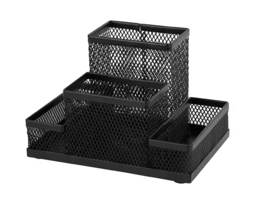 Підставка для дрібниць Axent 155x103x100мм, wire mesh, black (2117-01-A)