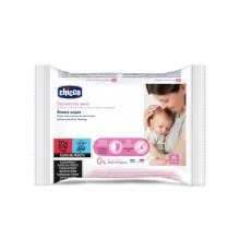Косметика для мам Chicco очищаючі серветки для грудей 16 шт (09165.00)
