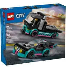 Конструктор LEGO City Автомобіль для перегонів й автовоз 328 деталей (60406)
