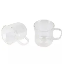 Набір чашок Bergner Coffee & Tea lovers 230 мл 2 шт (BG-20115-MM)