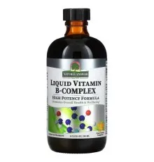 Вітамін Nature's Answer Рідкий комплекс вітамінів групи B, смак мандарину, Liquid (NTA-26105)
