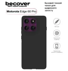 Чохол до мобільного телефона BeCover Motorola Edge 60 Pro Black (713774)