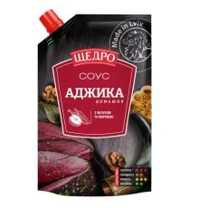 Соус Щедро Аджика домашня 200 г (4823097401156)