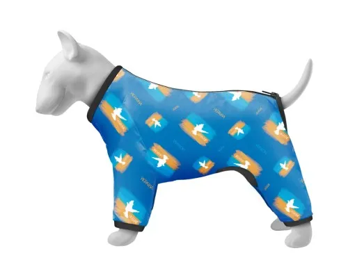 Дощовик для тварин Collar WAUDOG Clothes Прапор S30 В 57-59 см, С 44-46 см (5331-0229)