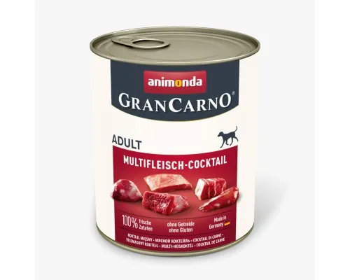 Консерви для собак Animonda GranCarno Adult Multi Meat Cocktail 800 г (4017721827393)