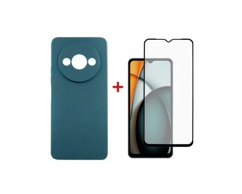 Чохол до мобільного телефона Dengos Xiaomi Redmi A3 + Glass Green (DG-KM-90)