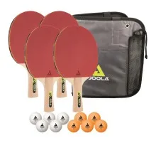 Комплект для настільного тенісу Joola Family 4 Bats 10 Balls (54810) (930797)