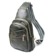 Сумка Vintage З екошкіри Зелена (22756)