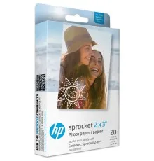 Фотопапір HP Zink для Sprocket 2"x3", glossy, self-adhesive, 20sh (HPIZ2X320)