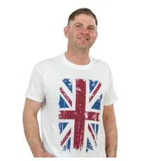 Футболка Sol's Regent 150 Great Britain Flag білий L (11380102/10L)