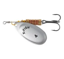 Блешня X-Fish Stark 9.5g 4 Silver (1917.05.72)
