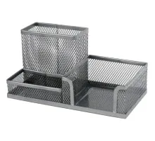 Підставка для дрібниць Axent 203x105x100мм, wire mesh, silver (2116-03-A)